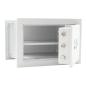 Preview: Rottner Wandtresor EN1 Stone SE 35 Premium Elektronikschloss weißaluminium T04937